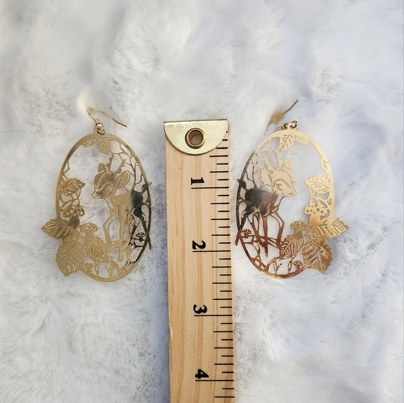 NWOT Vintage Bambi earrings - Picture 5 of 9